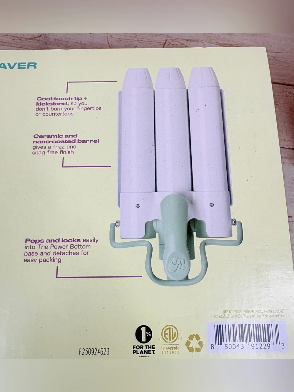 MANE Addicts The Power Bottom & 1.25” Jumbo Hair Waver Interchangeable Base